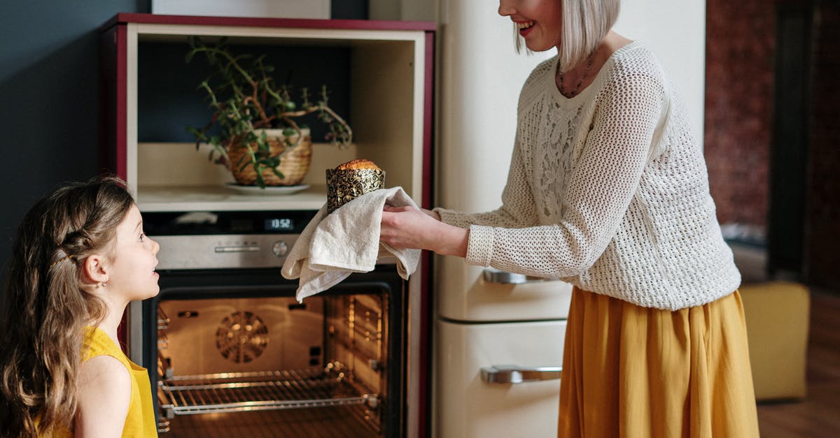 How to bake a sponge cake in a grill microwave oven - Woman Holding a Freshly Baked Cake