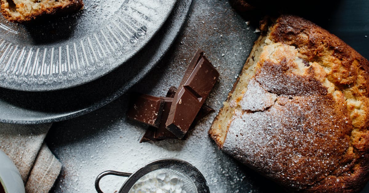 How to Bake Banana into Banoffee Pie - Freshly baked banana bread served on table