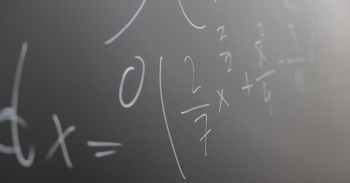 How to calculate the pH of a lye solution? - Blackboard with handwritten mathematical example for solve on lesson during studies in classroom of university