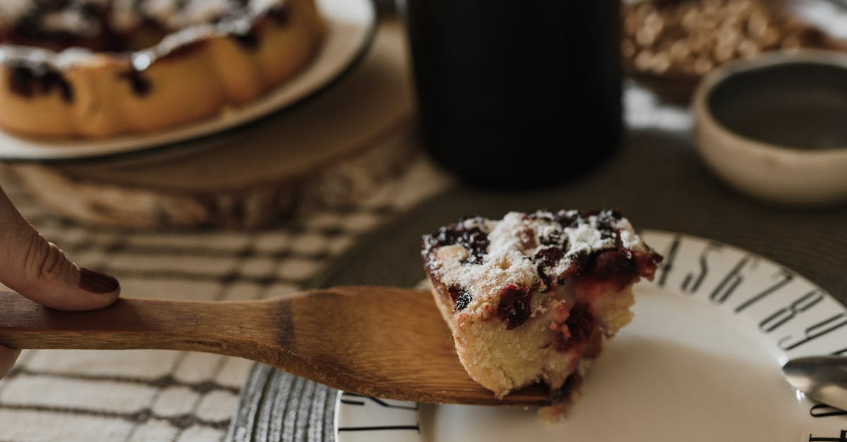 How to change a chocolate cake recipe to a vanilla cake - Brown Wooden Rolling Pin on White and Black Checkered Textile