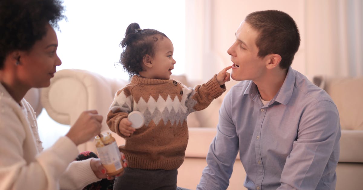 How to chill and reheat three layer pork properly - Side view of diverse parents in casual clothing sitting on floor and having fun with smiling toddler while gathering in cozy living room and having rest together