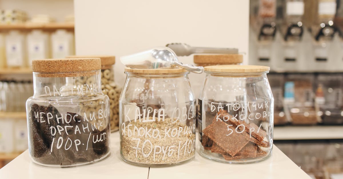 How to contain trash/waste food smells? - Glass Jars on Counter