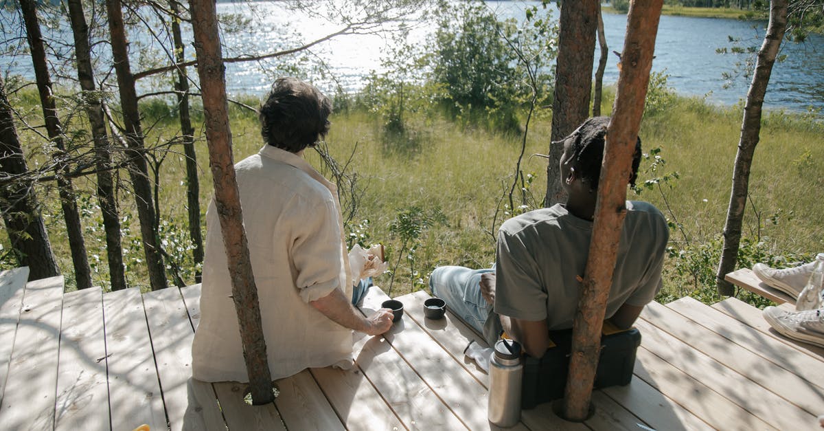 How to create fruity or grassy shortbread cookies? - Man in White T-shirt Sitting on Brown Wooden Dock