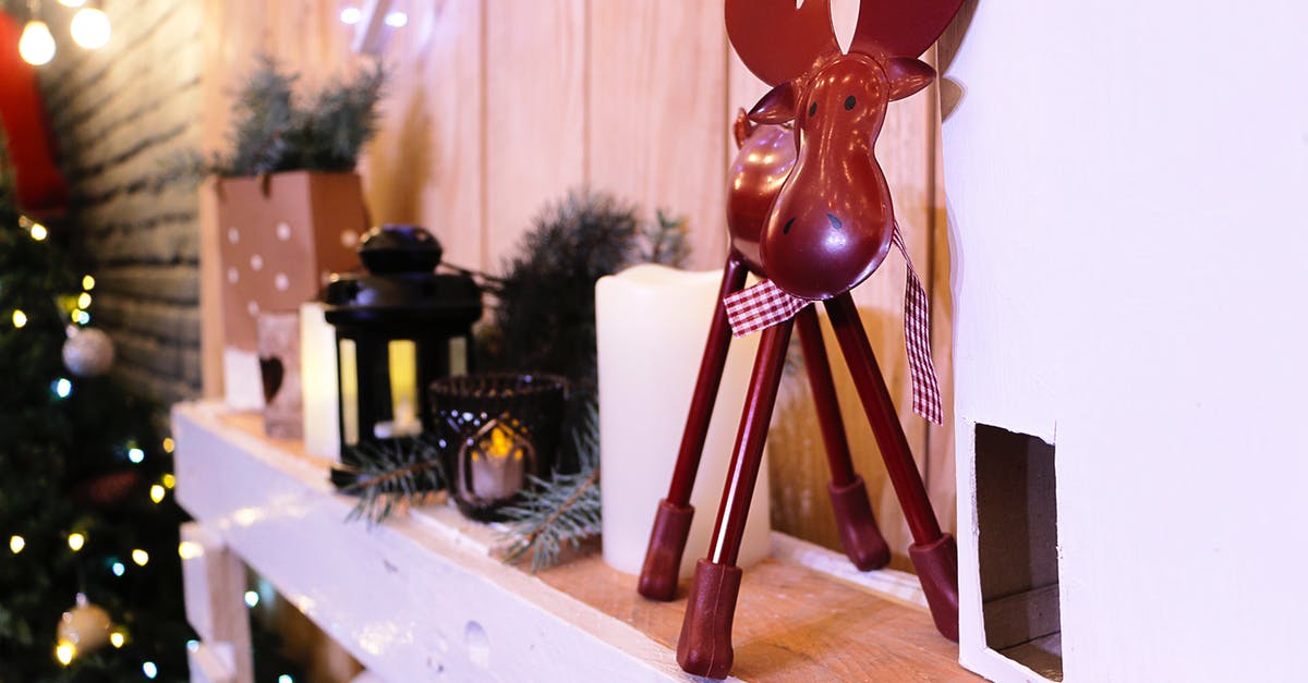 How to decorate extremely fine details - Reindeer Metal Ornament on Shelf