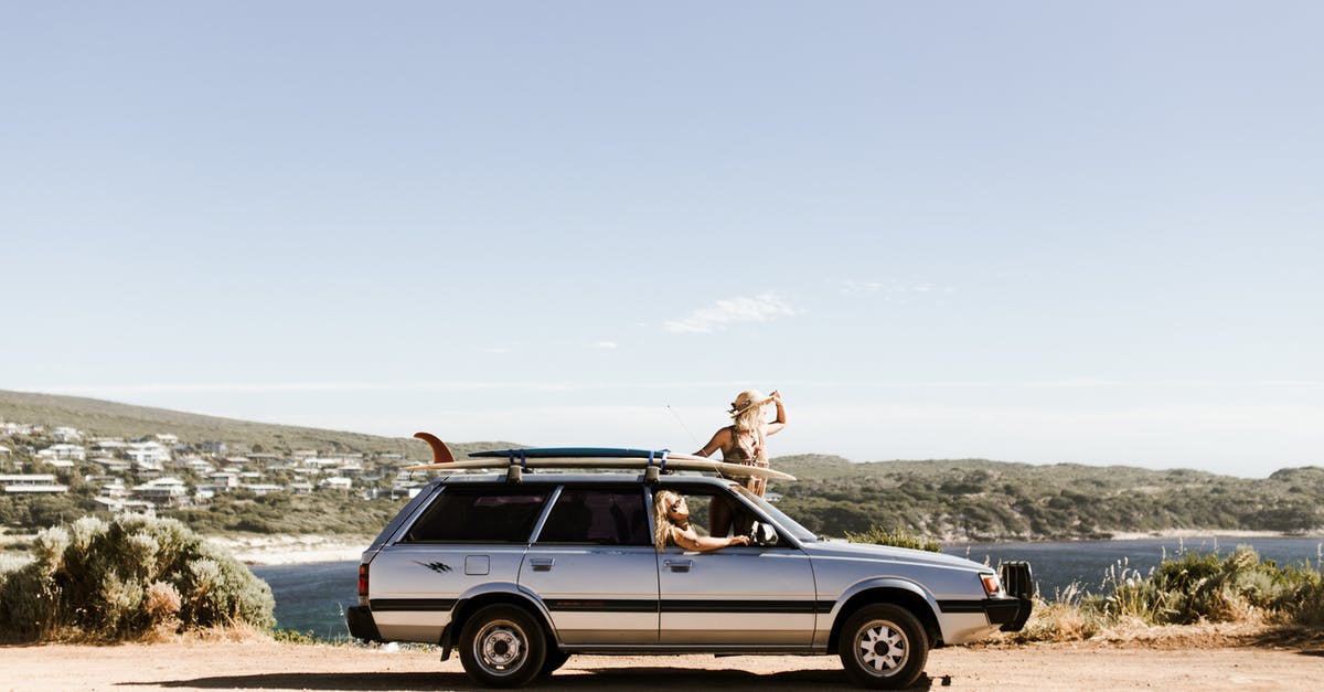 How to dry out mash - added too much milk - Unrecognizable tourists looking out of car on rough road