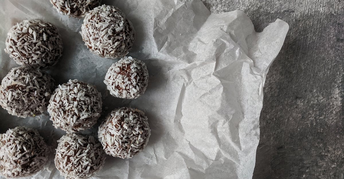 How to enhance sweetness of a baked chocolate brownie? - Chocolate balls on Paper