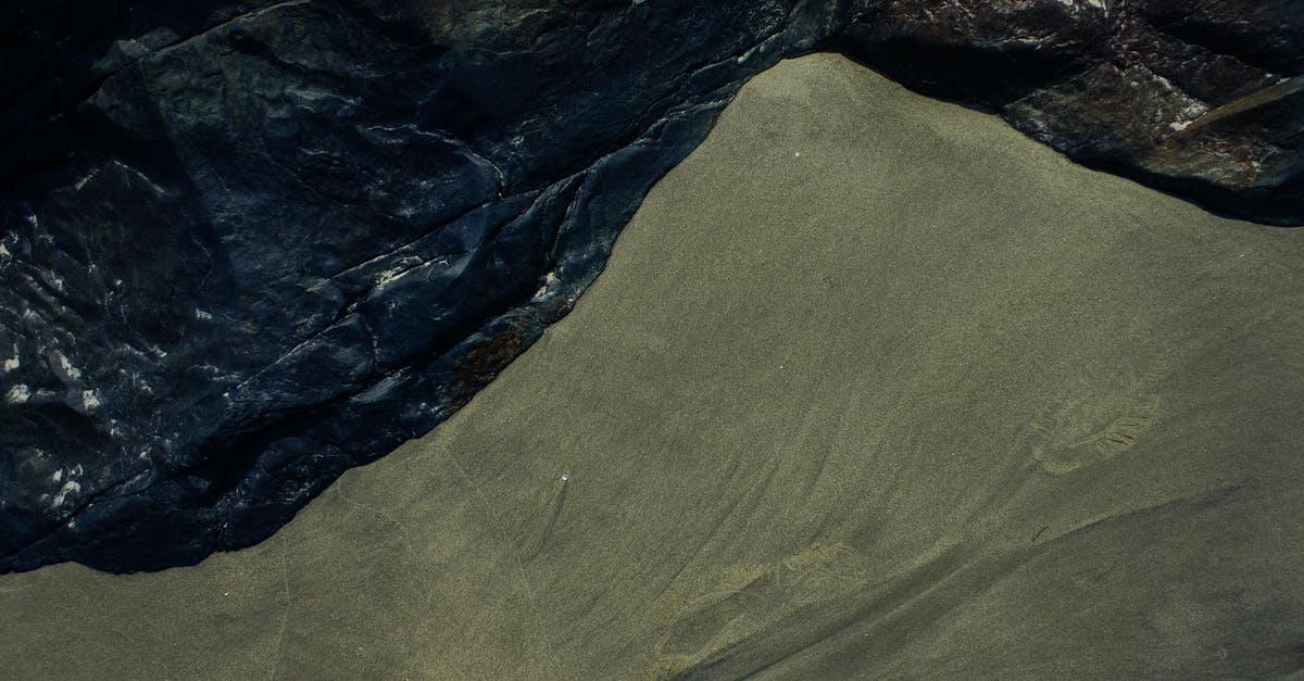 How to get a smooth paste from ground chickpeas? - Top view full frame natural background of textured stone with plain sandy terrain