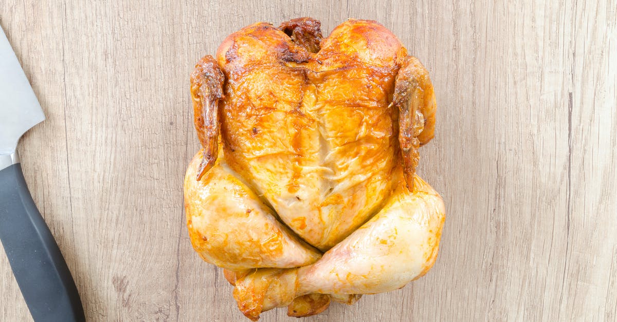 How to get that crispy skin on a roasted turkey or chicken - Roasted Chicken