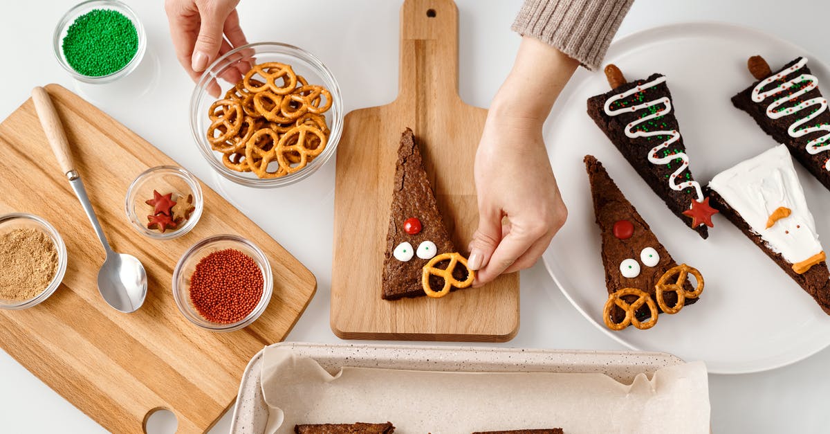 How to heat frozen stuffed pretzels other than bake them - Top View of a Person Decorating a Triangle Shaped Cake