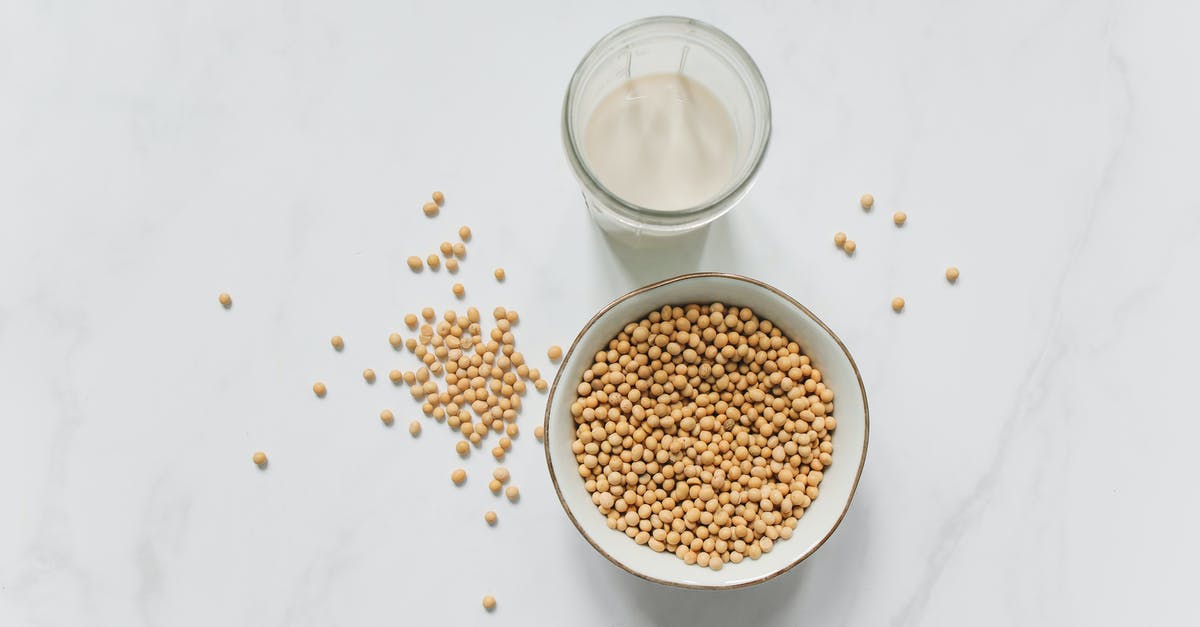 How to include soy milk in bechamel - Top View Photo of Soybeans on Bowl Near Drinking Glass With Soy Milk