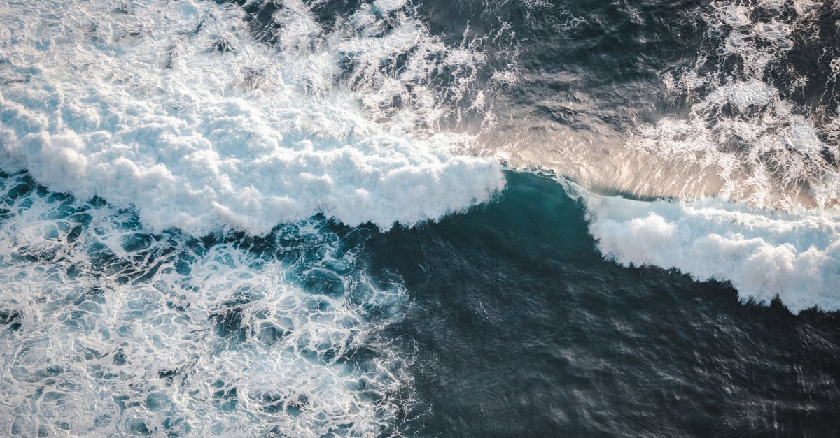 How to know if water has evaporated from curry/stew? - Stormy ocean with foamy waves in daylight