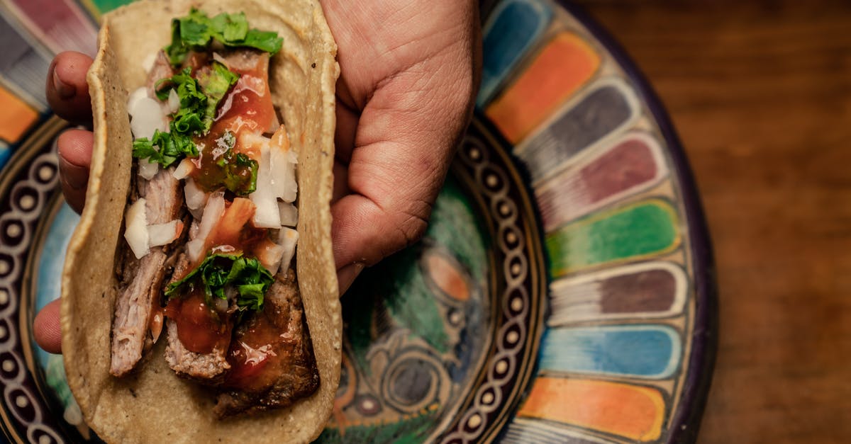 How to make a batter that is hard and hold up to sauce - A Person Holding a Taco How to make a batter that is hard and hold up to sauce - A Person Holding a Taco