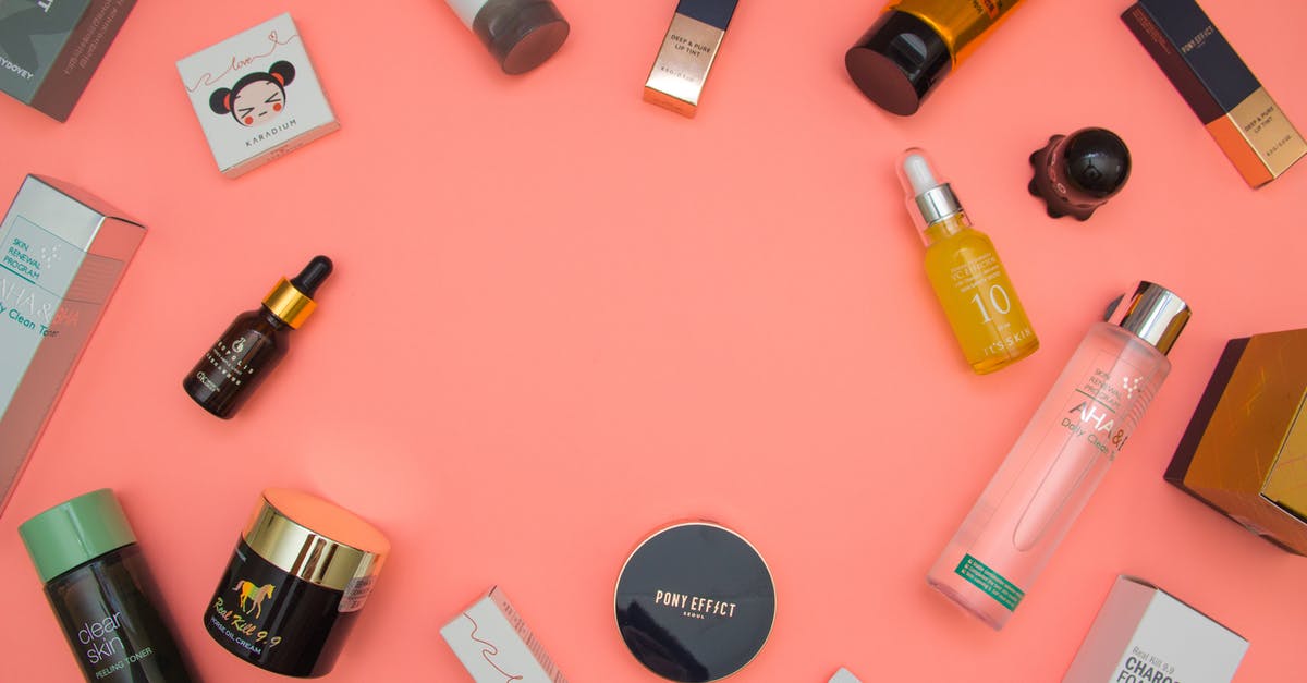 How to make a gel that doesn't harden at below freezing temperatures - Stylish beauty products arranged on pink table