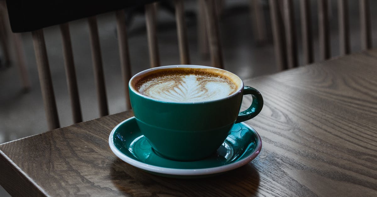 How to make Latte art on a Cappuccino? - Green and Black Ceramic Bowl