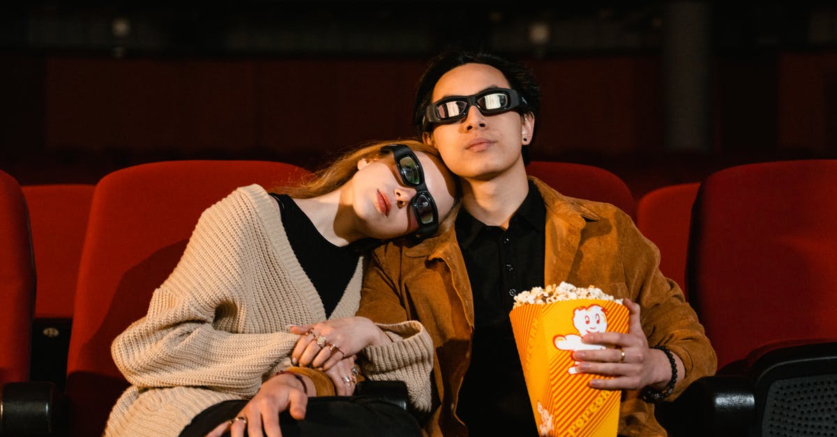 How to make Movie Theatre like Popcorn? - Couple with 3D Glasses and Popcorn in Yellow Tumbler