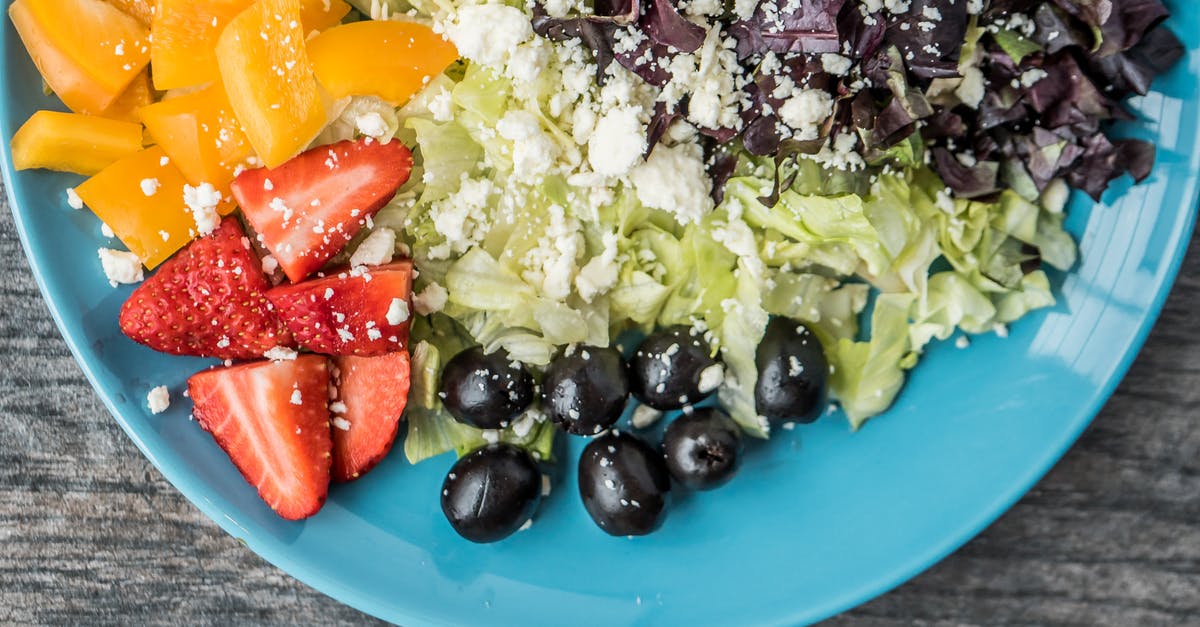 How to make olives to be used in salad? [closed] - Top-view Photography of Sliced Vegetable and Fruits