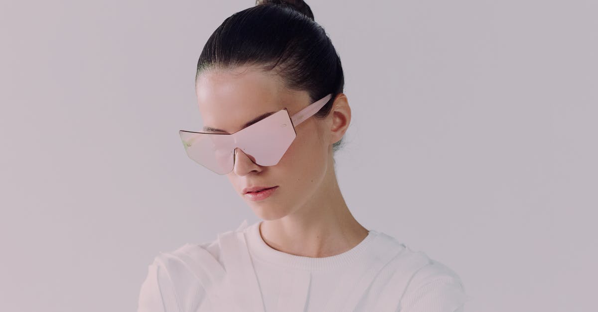 How to make the Custard Bun so white? - Portrait of black hair woman with sunglasses