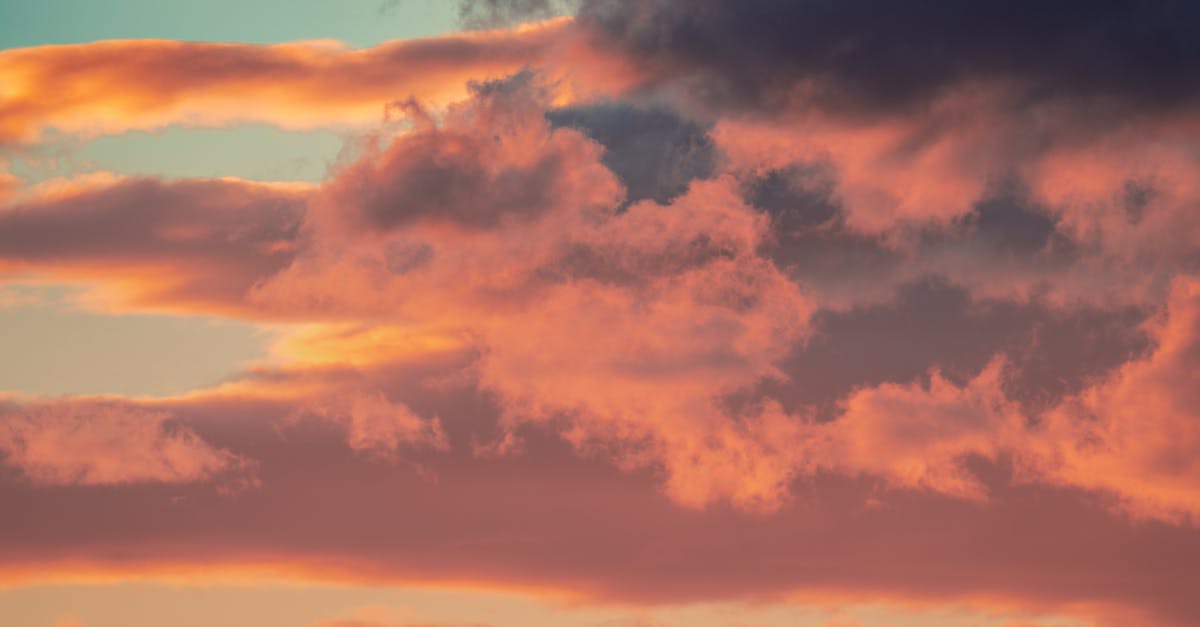 How to make thick and fluffy pancakes? - Spectacular bright sky with floating cumulus fluffy clouds in late dusky gloomy evening