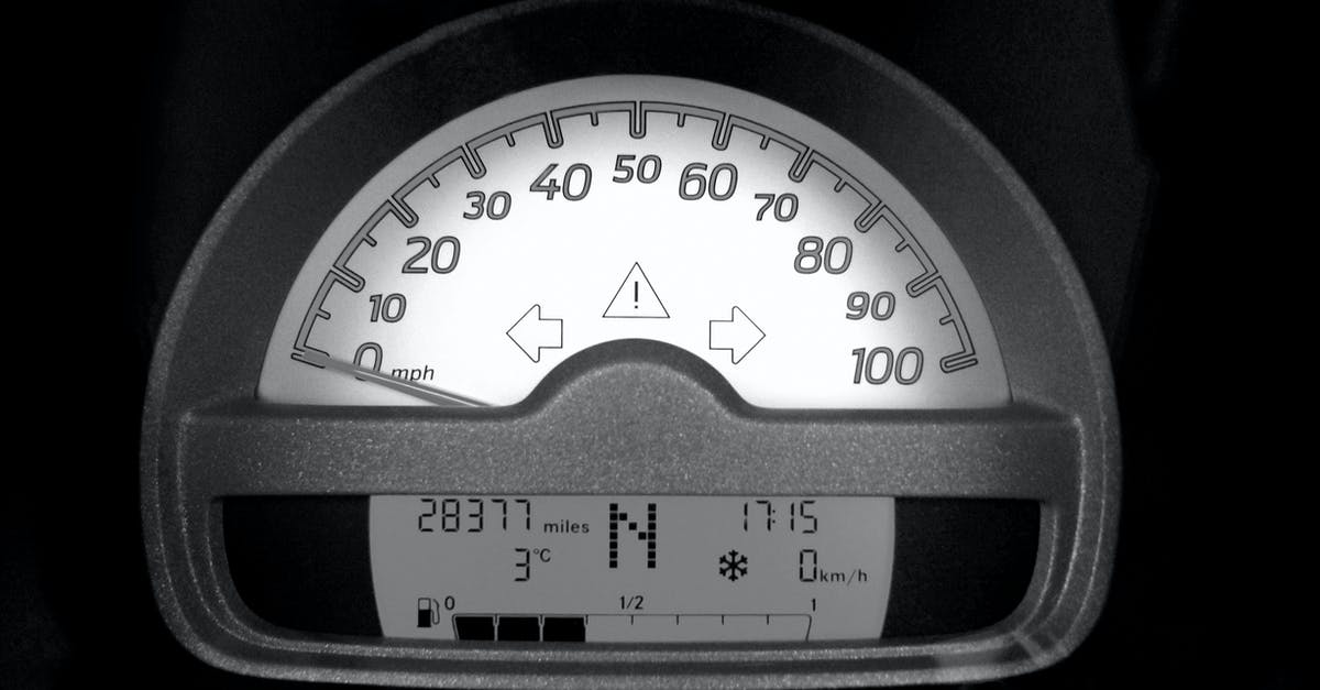 How to measure the temperature of a pan? - Motorcycle Speedometer at 0