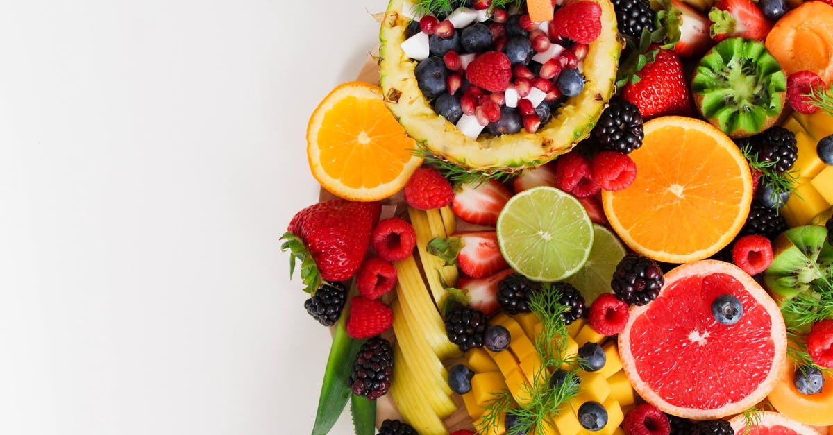 How to neutralize candied glacé strawberry and kiwi - Assorted Sliced Fruits