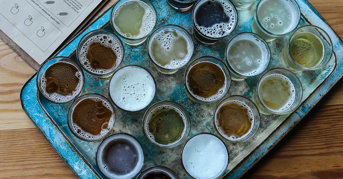 How to Pair for Beer Tastings - Shot glasses Placed on Tabletop