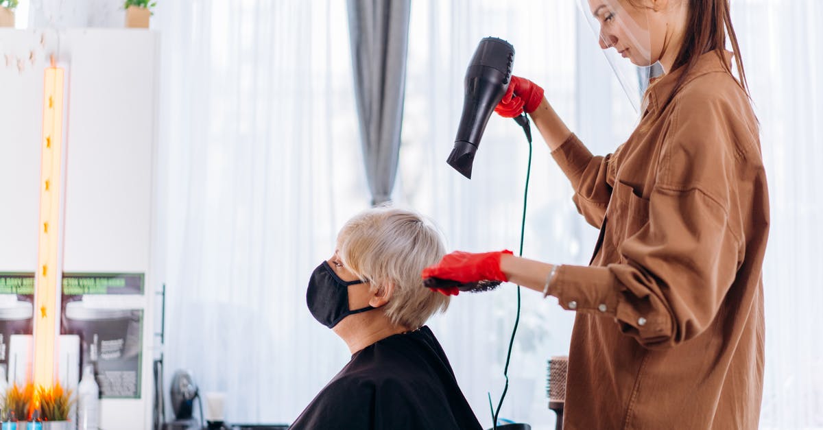 How to prevent dry chicken in soup? - Master drying hair of client in salon