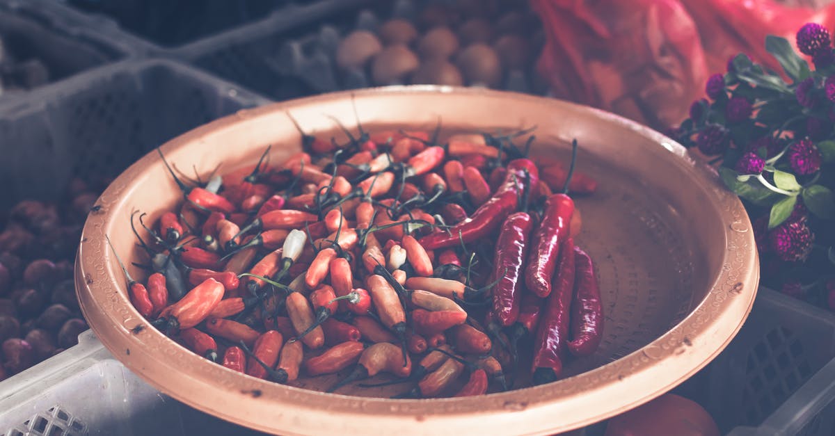 How to prevent runny nose when eating spicy foods? [closed] - Red Chillis on Brown Wooden Tray