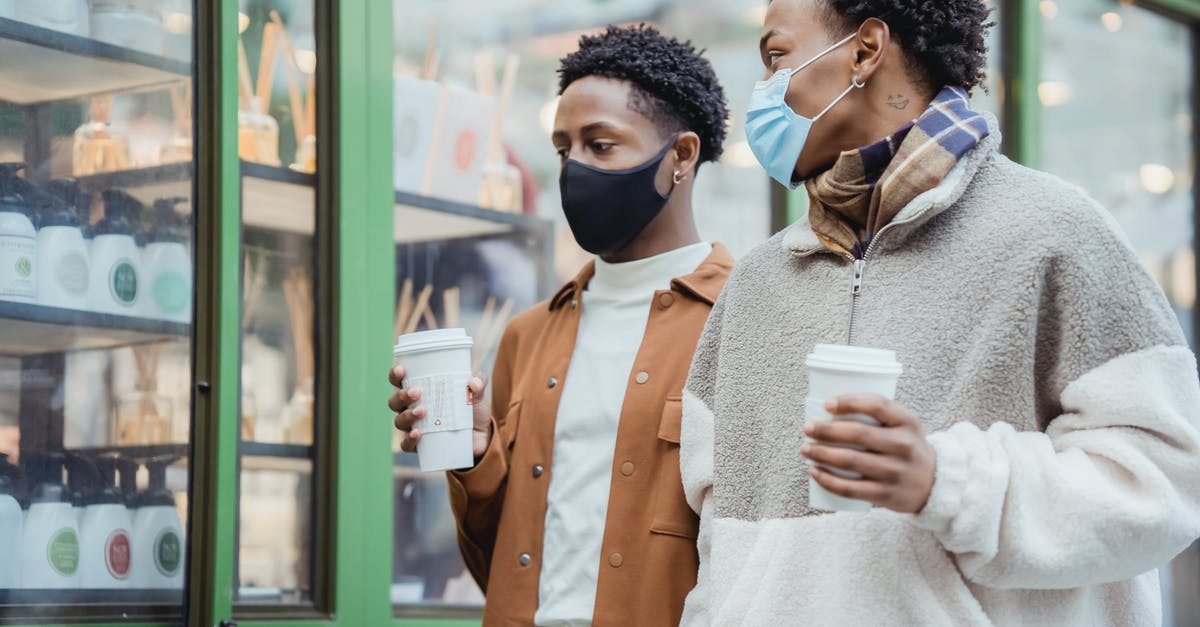 How to prevent shami kabab from breaking at the time of frying them? - Stylish young African American male friends in warm clothes and medical masks walking on city street with coffee to go in hands and communicating How to prevent shami kabab from breaking at the time of frying them? - Stylish young African American male friends in warm clothes and medical masks walking on city street with coffee to go in hands and communicating