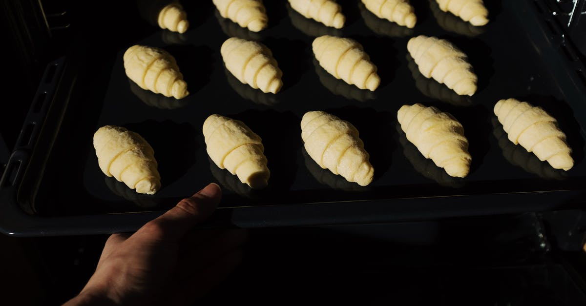 How to proof croissants in the hot weather? - Person Holding Tray with Fresh Croissants