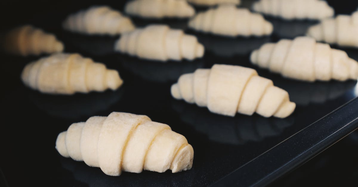 How to proof croissants in the hot weather? - Croissants on Tray