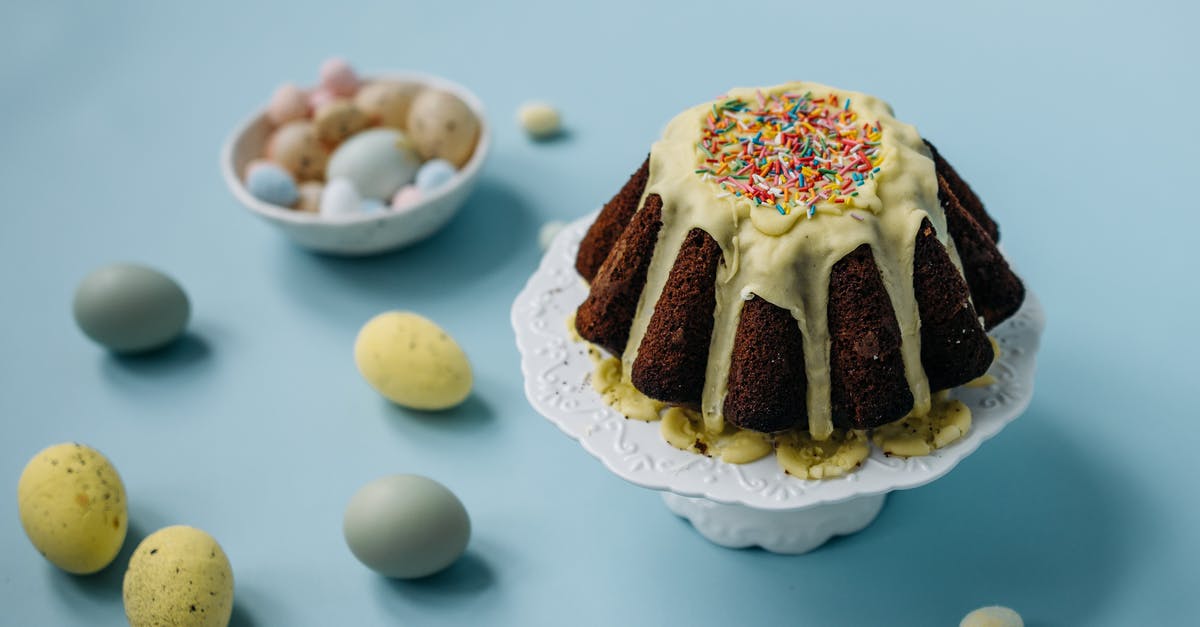 How to properly freeze cake - White and Brown Cake on White Ceramic Plate