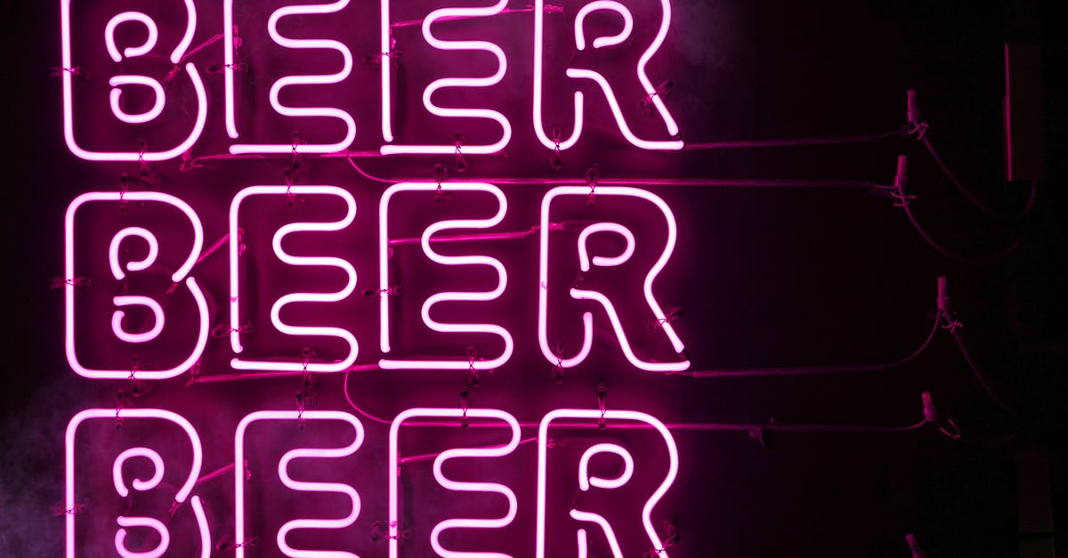 How to replace booze in eggnog? - Photo of Beer Neon Signage