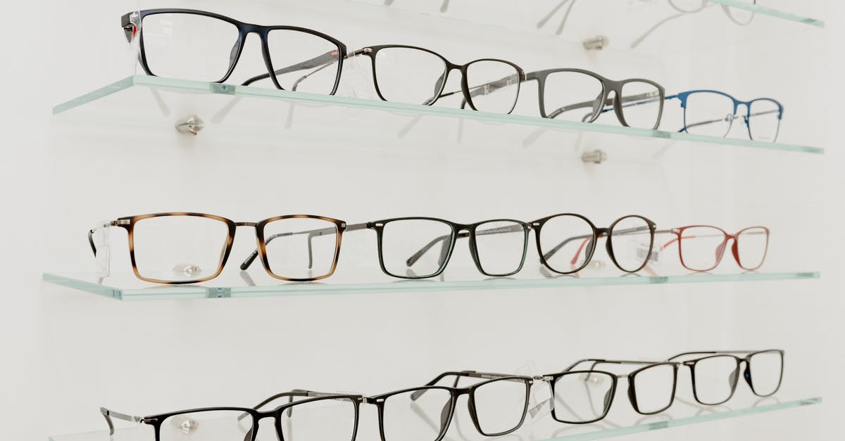 How to select a good non-stick pan, price point wise? - Collection of eyeglasses on shelves in store