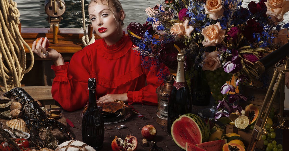 How to ship bread or bread dough? - Exquisite woman at table on deck