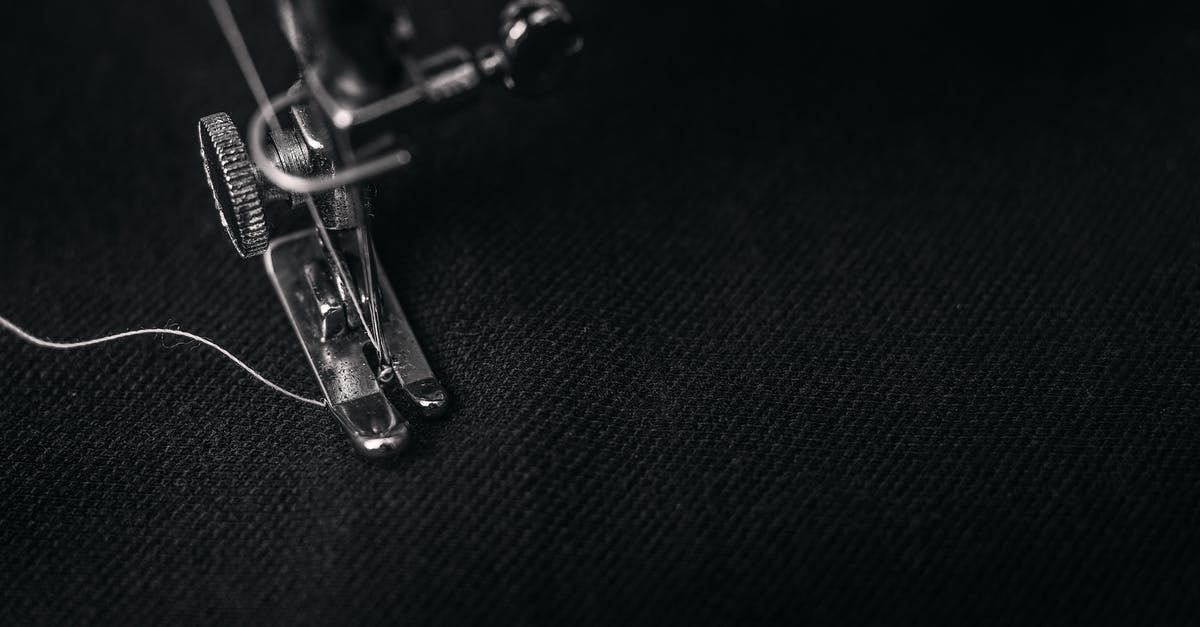 How to stitch up filled fish? - Closeup Photography of Presser Foot of Sewing Machine