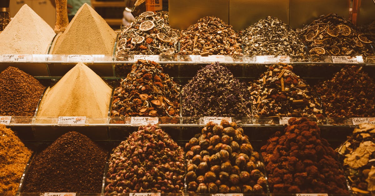 How to store squash? - Spices Displayed in a Store