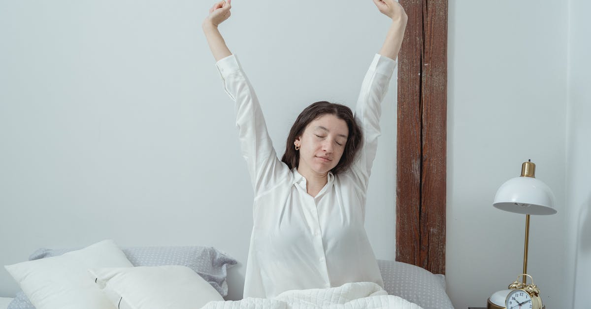 how to stretch white chocolate to make truffles? [closed] - Sleepy woman waking up on bed in morning