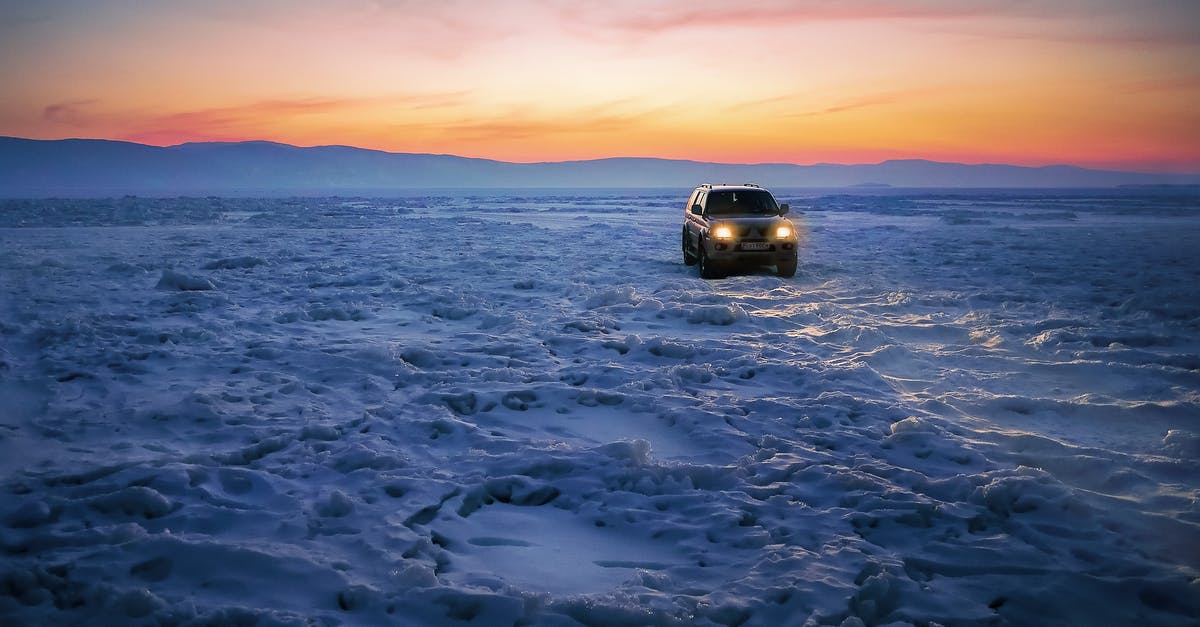 How well do frozen oranges peel after frozen? - Black Suv on Snow during Golden Hour