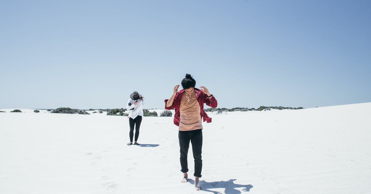 How would I add heat to a brine? - Man and Woman Walking on Snow Covered Ground