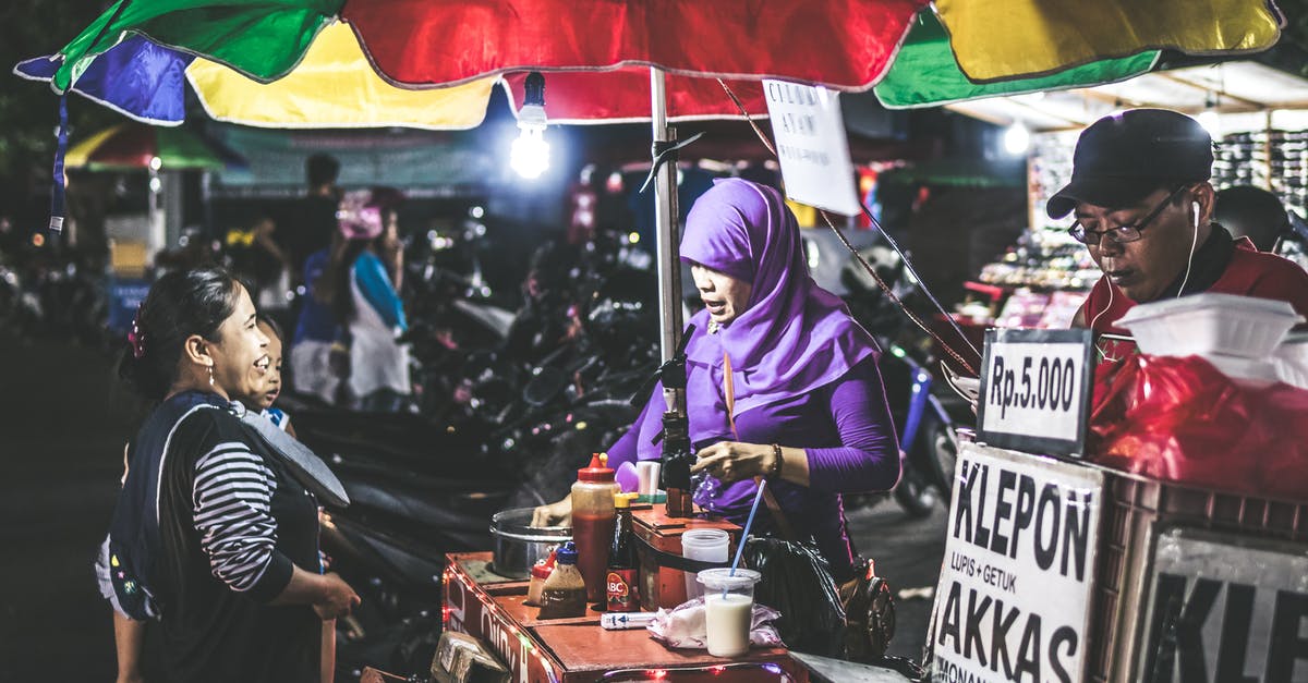 Ingredients: Danish local specials [closed] - Woman Wearing Purple Hijab Selling Food