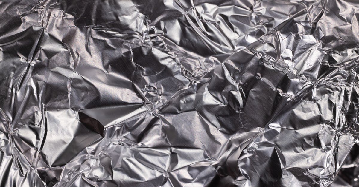 Is aluminum foil porous? - Black and White Floral Textile