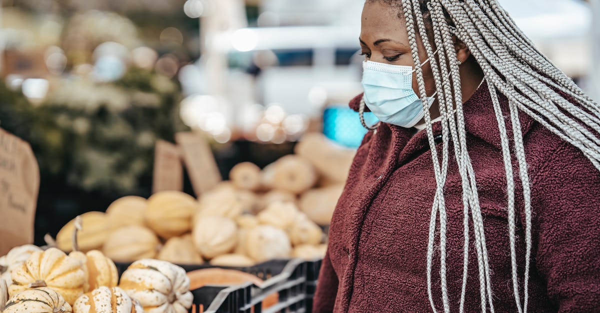 Is fresh cod with worms safe to eat? - Woman with spread arms in flower mask