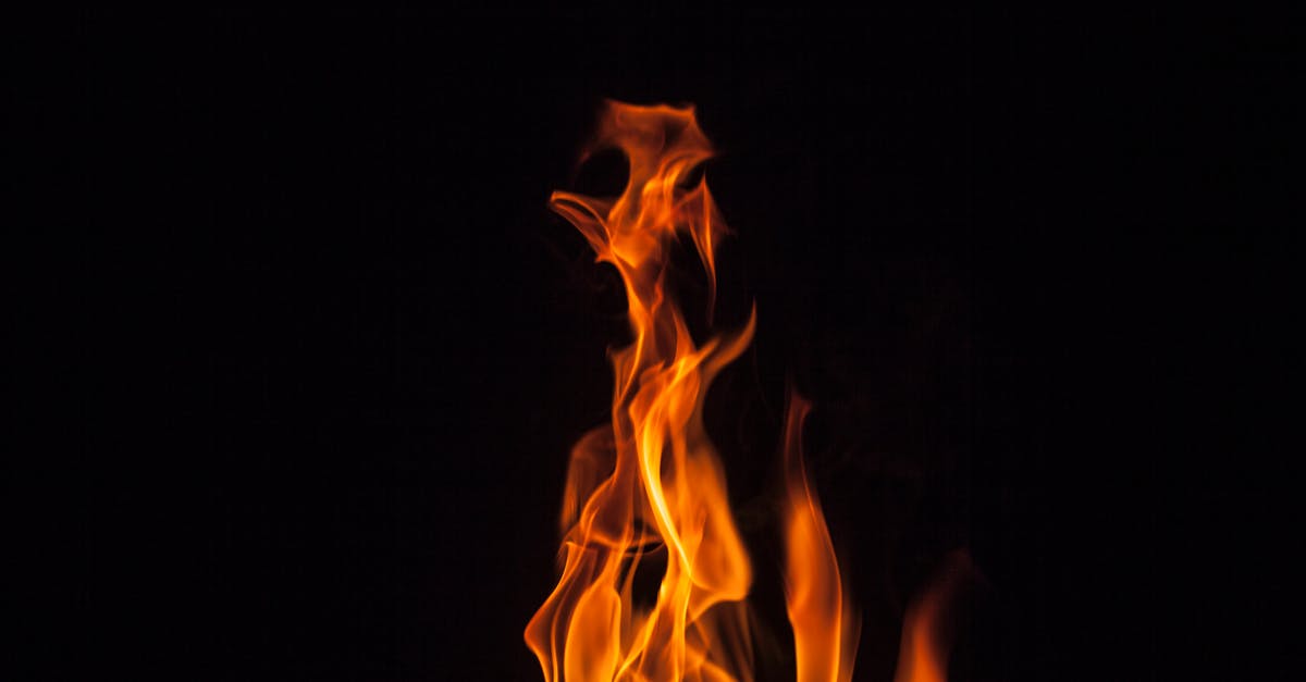 Is heated up bleach dangerous? - Closeup Photo of Fire during Night Time