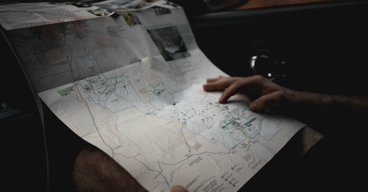 Is it normal to find something in tea? - Crop man with map in automobile