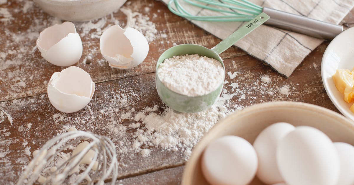 Is it possible to whisk egg whites too much? - White Eggs Flour on Top of a Table