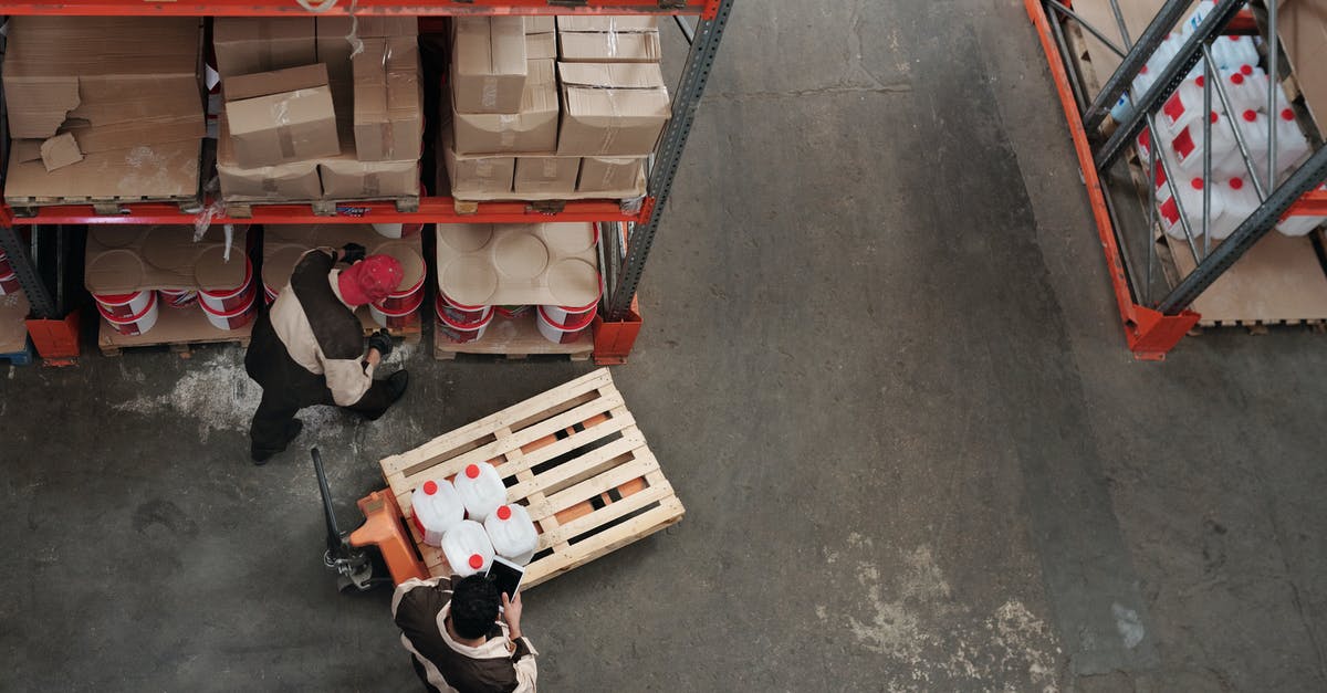 Is it safe/sensible to store utensils above the hob? - Men Working in a Warehouse