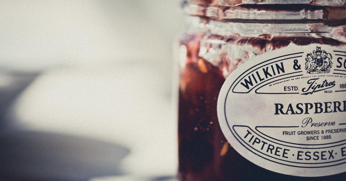 Is it valid to claim that a jam contains no preservatives? - Raspberry Bottle in Close-up Photo