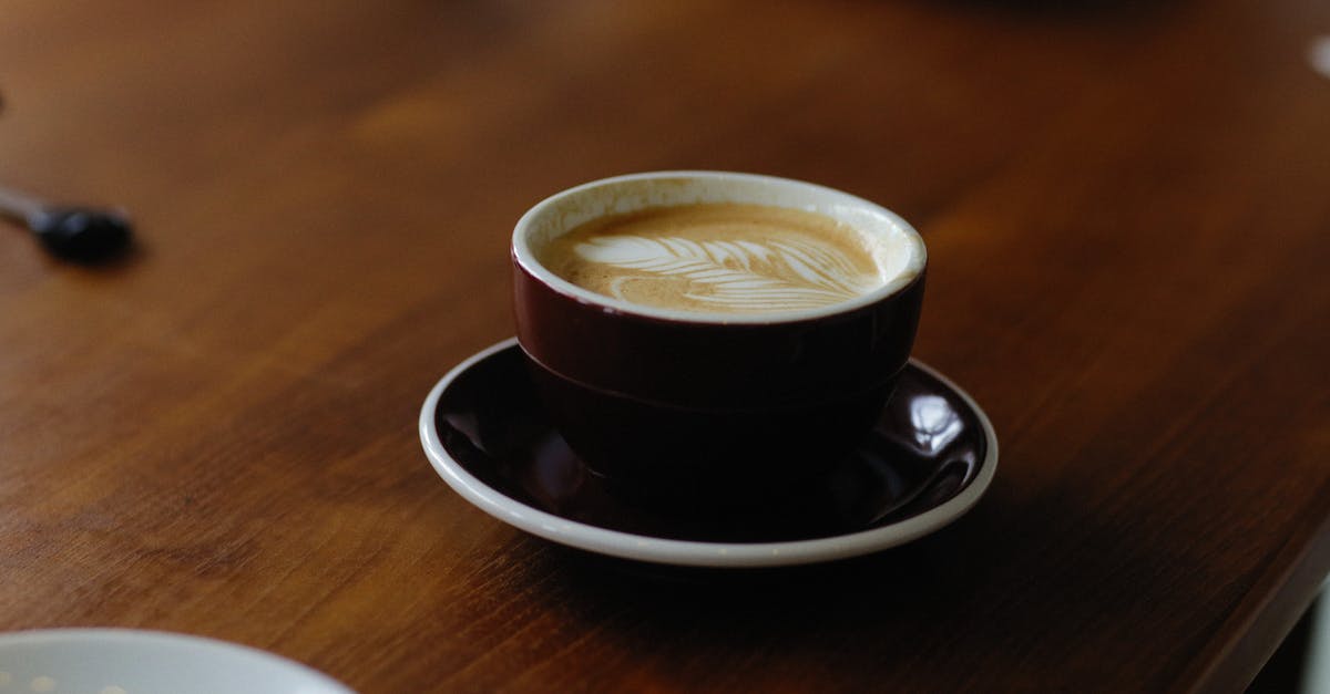 Is my milk spoiled? [duplicate] - Cup of Coffee over a Wooden Table