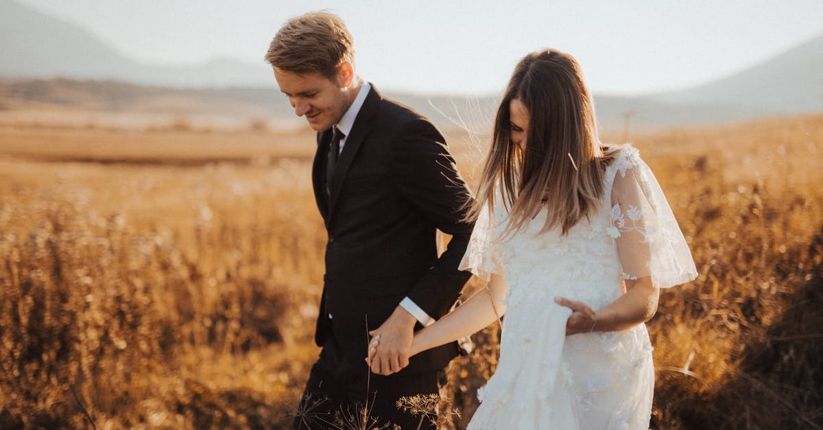 Is panko just pretentious breadcrumbs? - Shallow Focus Photo of Man in Black Formal Suit Holding Woman's Hand in White Dress