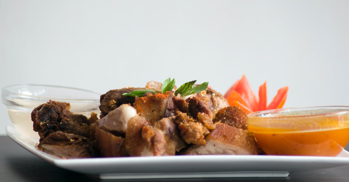 Is poultry suitable for dry aging like beef is? - Fried Chicken Serving on White Ceramic Plate